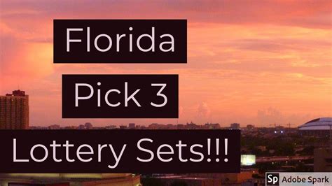 Florida (FL) Pick 3 Evening Past 30 Day Winning Numbers.